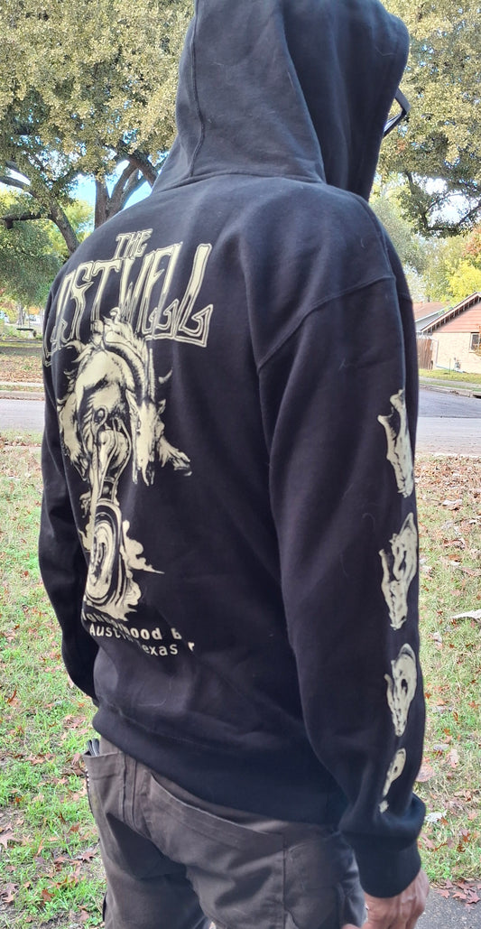 OG Motorgoat/Skull Sleeve Zip Up Hoodie