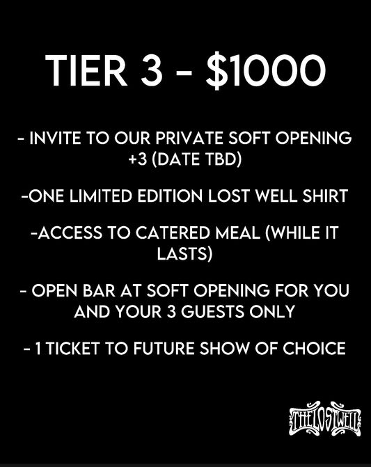 Tier 3- Fundraiser